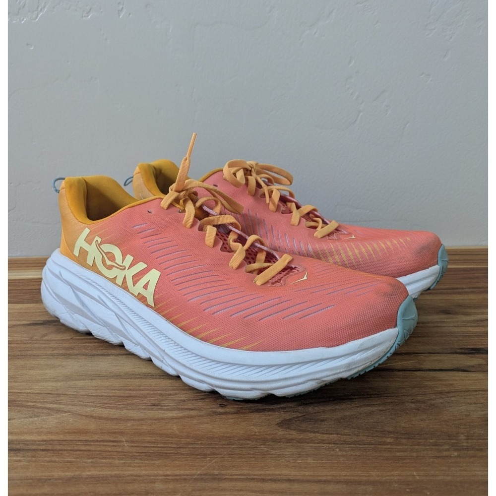 Hoka One One Rincon 3 Low Camellia Radiant Yellow Mens US11B EU44 Sneakers